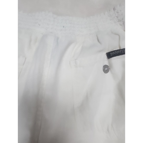 NWT Sound Style 5th Avenue Wide Lwg Linen Blend Pants White Xl (16-18) - Picture 7 of 10
